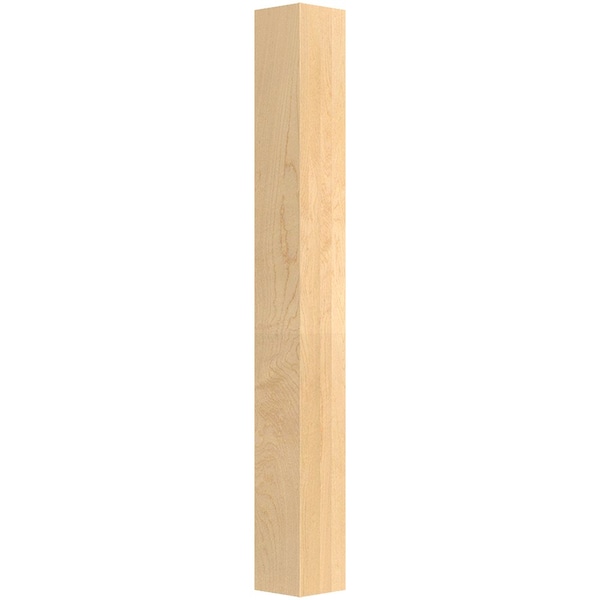 Designs Of Distinction 4 Inch Square Island Column - Hard Maple 01624010HM1 - main